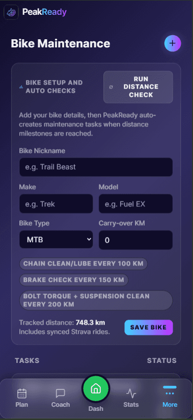 Keep Your Bike Ready